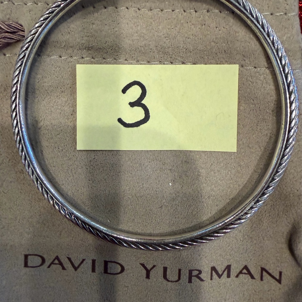 David Yurman SterlingTwisted cable bangle (vintage)